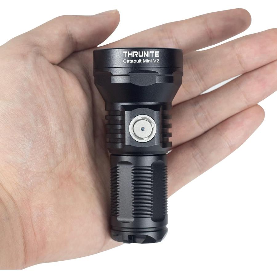 ThruNite Catapult Mini V2 ハンディライト EDCフラッシュライト 最大1108ルーメン バッテリー内蔵 USB-C ...