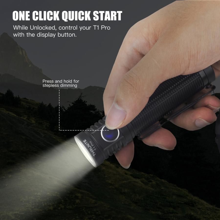 ThruNite T1 Pro ハンディライト EDCフラッシュライト 最大1920