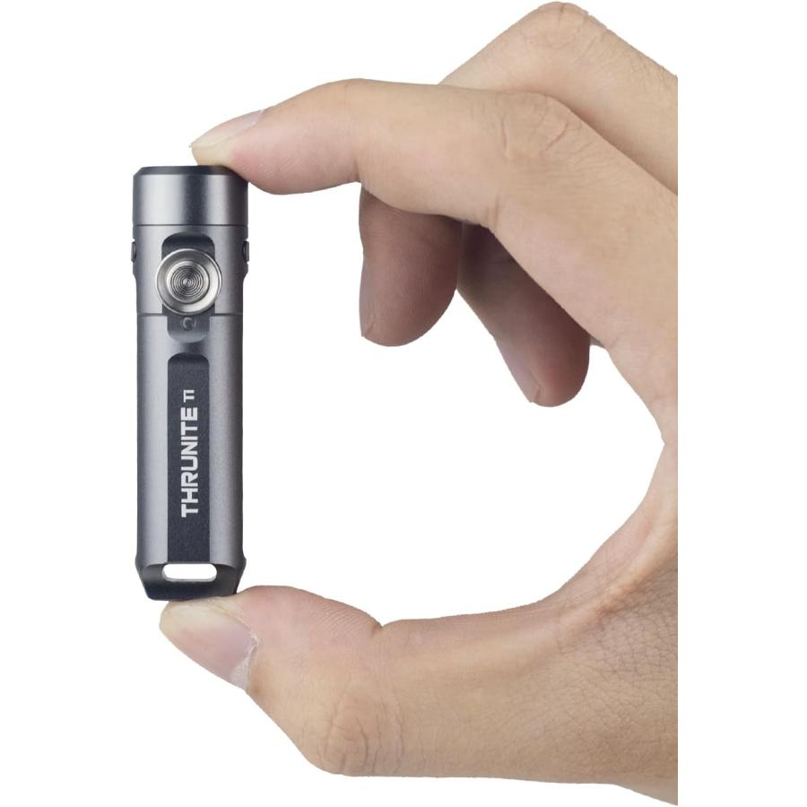 ThruNite Ti キーチェーンライト 704タクティカル 650ルーメン USB-C
