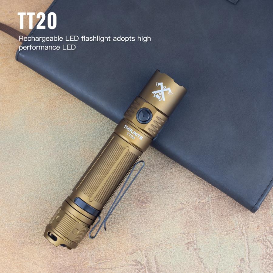ThruNite TT20 フラッシュライト 最大2010ルーメン 最大照射305m 21700