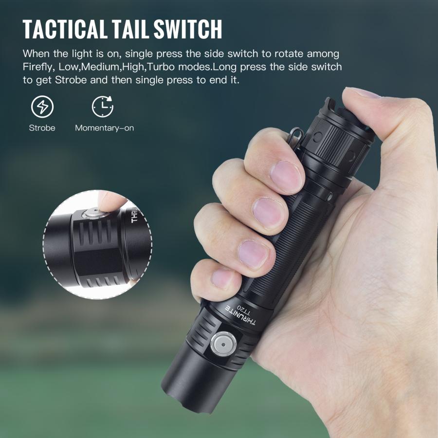 ThruNite TT20 フラッシュライト 最大2010ルーメン 最大照射305m 21700