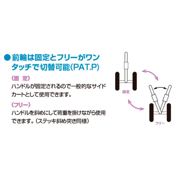 ハンドレールステッキ ブラック 杖 歩行 補助 シルバーカート 散歩