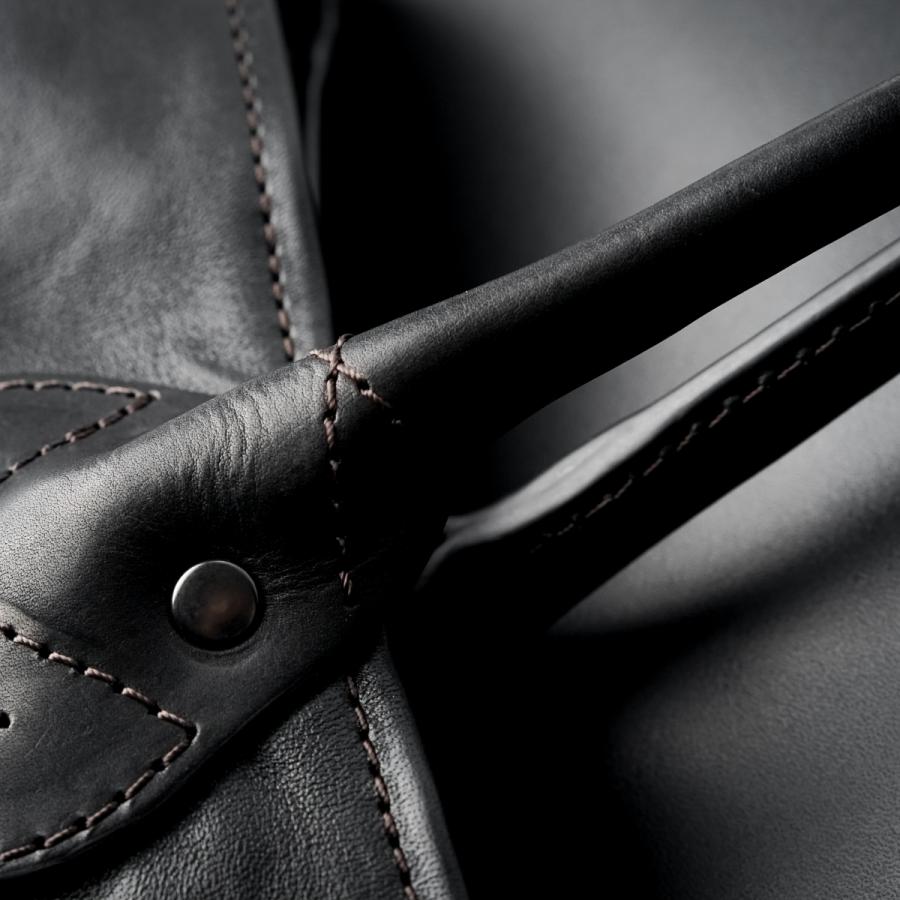 レザートートバック1枚革受注生産品　MOTOR 茶色革チャーム付き バッグ 革 ｜ 1枚革 トートバッグ ミニワイド レザーバッグ ヌメ