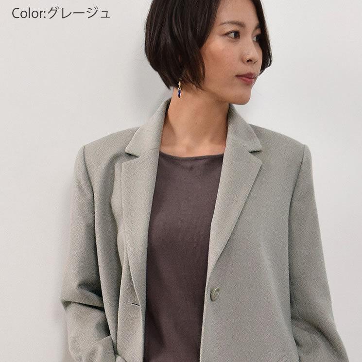 チェスター コート カシミヤ カシミア ウール混 ウール カジュアル テーラー 通勤 おしゃれ (ca2004) | Merfirge | 07