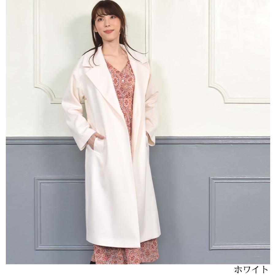 Merfirge コート レディース チェスターコートカシミヤ ウール混