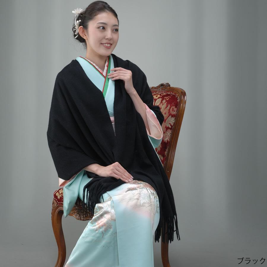 カシミヤ ストール カシミヤストール 厚手 大判ストール 和装 