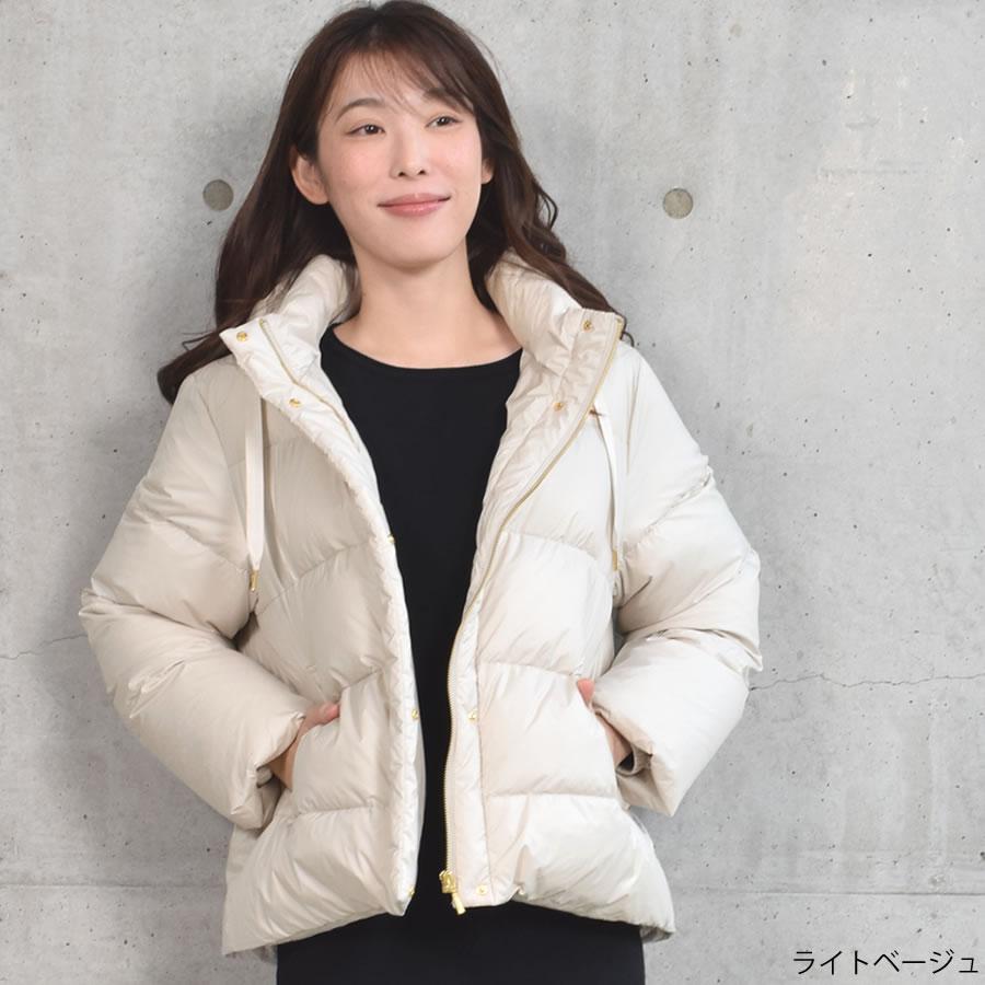 ダウン コート ショート ダウン レディース ダウンジャケット アウター レディース ミセス 秋 冬 大きいサイズ 上品 防寒 (d3165)の画像
