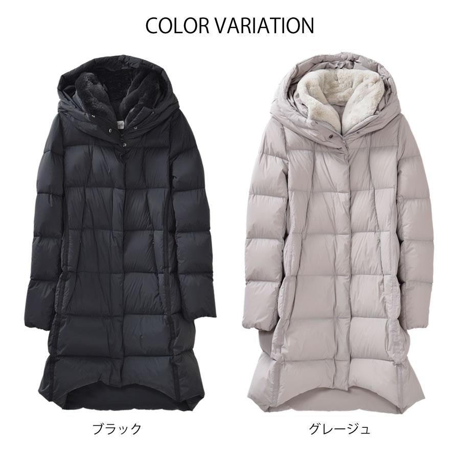 ダウンコート ストレッチ素材 レディース セミロング ダウン90 ダウンコート ストレッチ素材 レディース セミロング ダウン90
