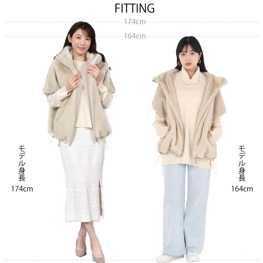 Merfirge 爆買 ファーコート ファージャケット スリーブレス