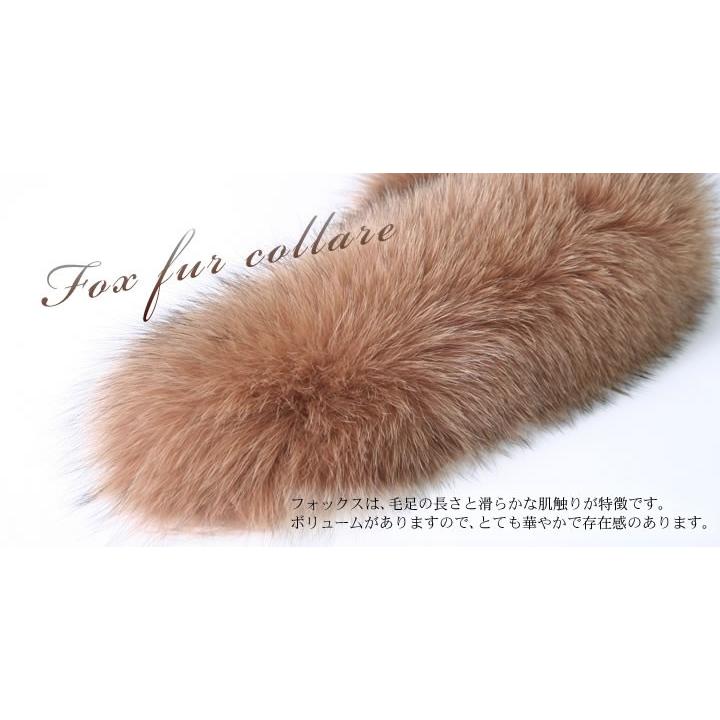 日本製 SAGA フォックス ファー カラー 付け衿 毛皮 ティペット 日本製 SAGA フォックス ファー カラー 付け衿 毛皮 ティペット