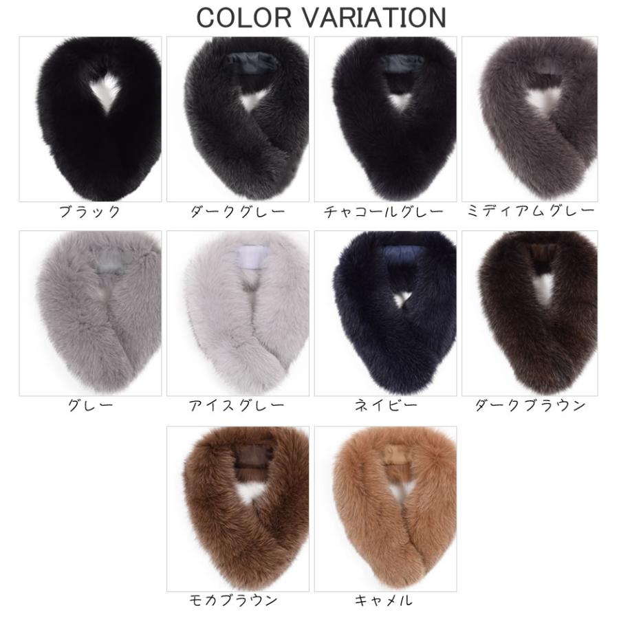日本製 SAGA フォックス ファー マフラー クリップ付 毛皮 日本製 SAGA フォックス ファー マフラー クリップ付 毛皮