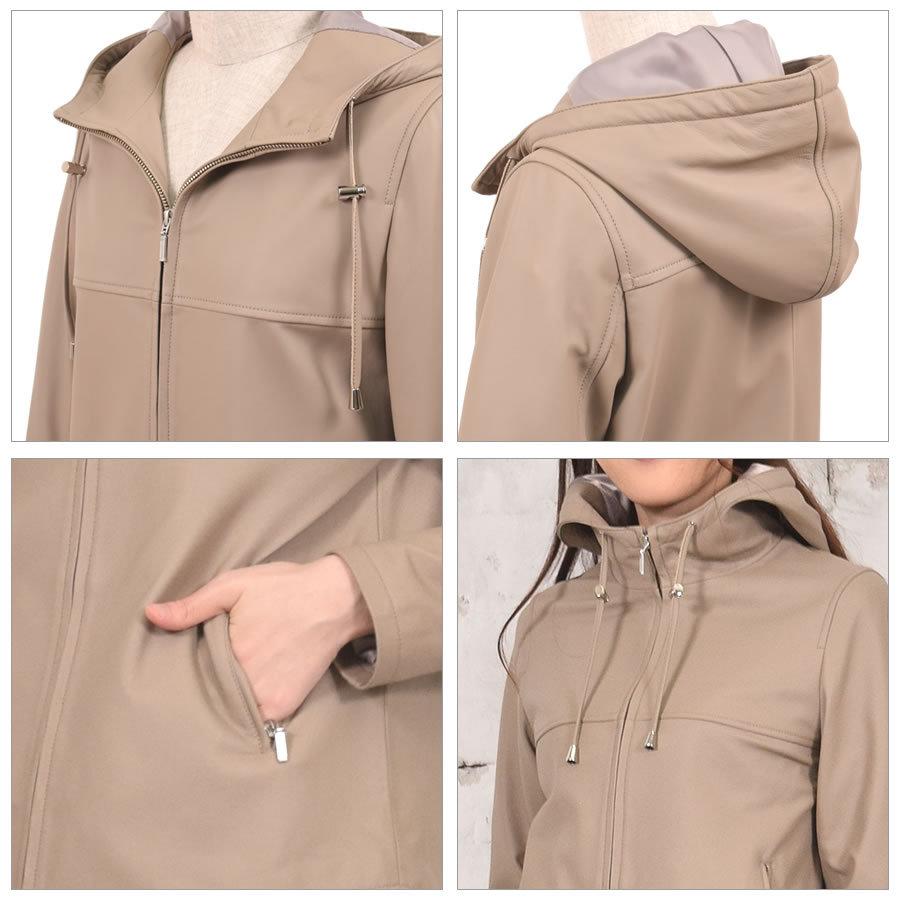 Merfirge マウンテンパーカー フード付ジャケット レザージャケット 本