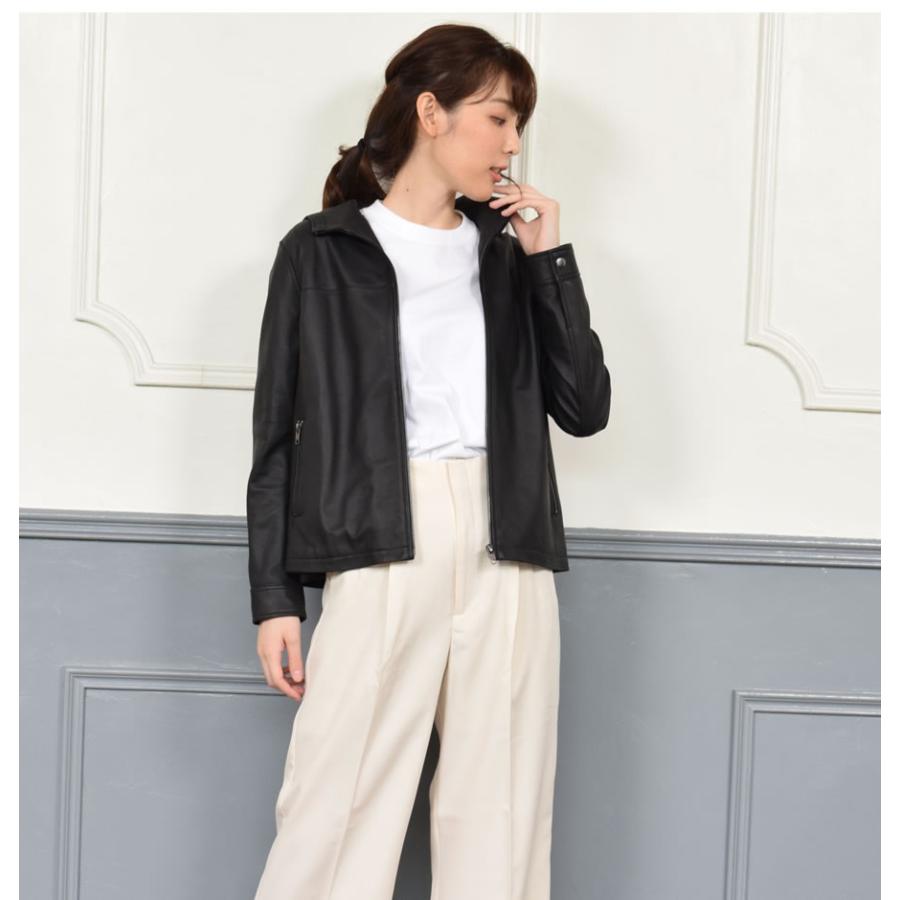 ラム レザー ジャケット フード付 (kt8009)[Merfirge] Merfirge フード付ジャケット 本革 本皮 レザージャケット 革ジャン