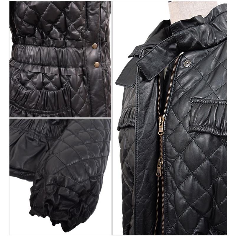 爆買 レザージャケット イタリア製 ラム レザー ショート ジャケット  本革 本皮 革ジャン ライダース ブルゾン [OLIVIERI] |  | 09