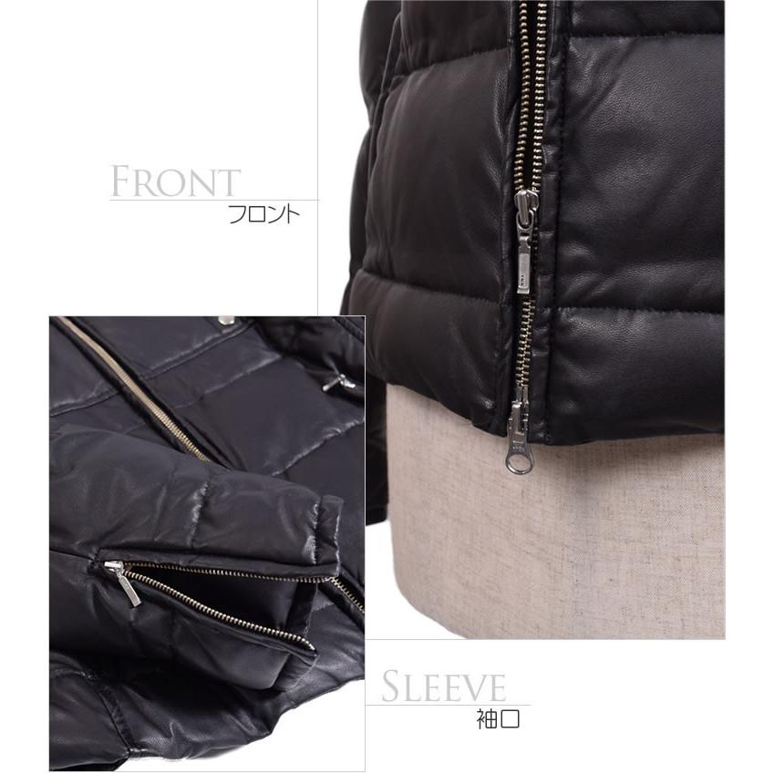 レザージャケット ラム レザー ダウン ジャケット フォックス 付 本革