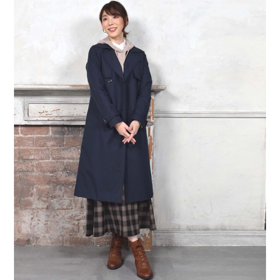 Merfirge 爆買 トレンチコート レディース中綿 ライナー 付 ロング