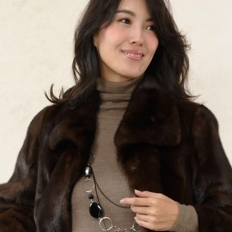 SAGA ダーク ミンク ファー ジャケット(mb1292) : ハヤシグチ