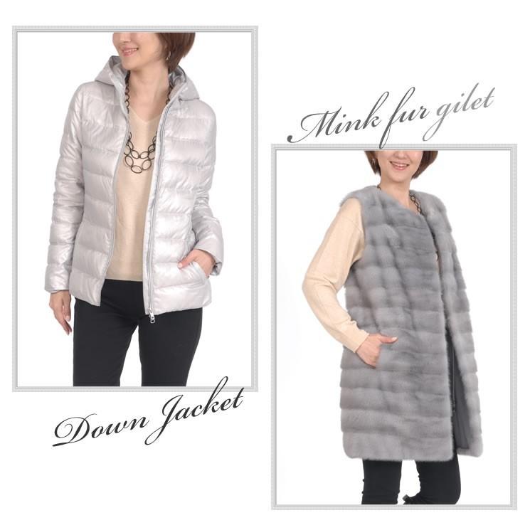 ミンクコート ダウン 3WAY フード付き (mc2898) : ハヤシグチ