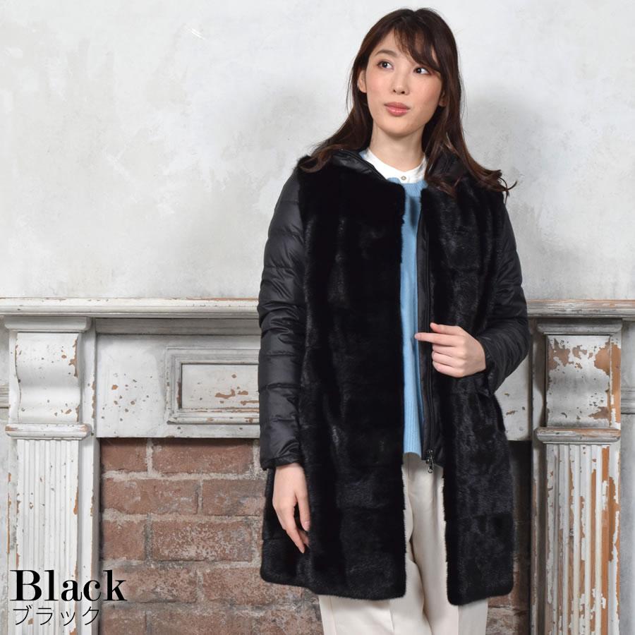 爆買 ミンクコート ダウン 3WAY フード付き (mc2898) : ハヤシグチ