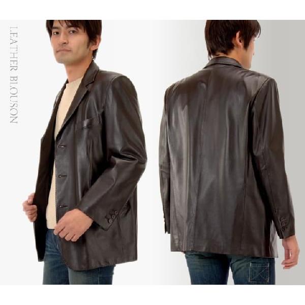 爆買 本革 ソフト ラム レザー ジャケット 本皮 ソフトラム メンズ