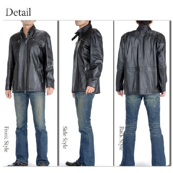 本革 ソフト ラム レザー ジャケット 本皮 ソフトラム メンズ シングル