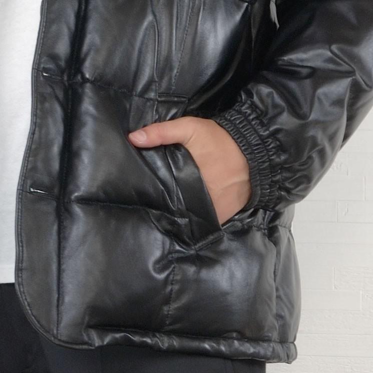 本革 レザー ソフト ラム ダウン ジャケット 本皮 ソフトラム メンズ