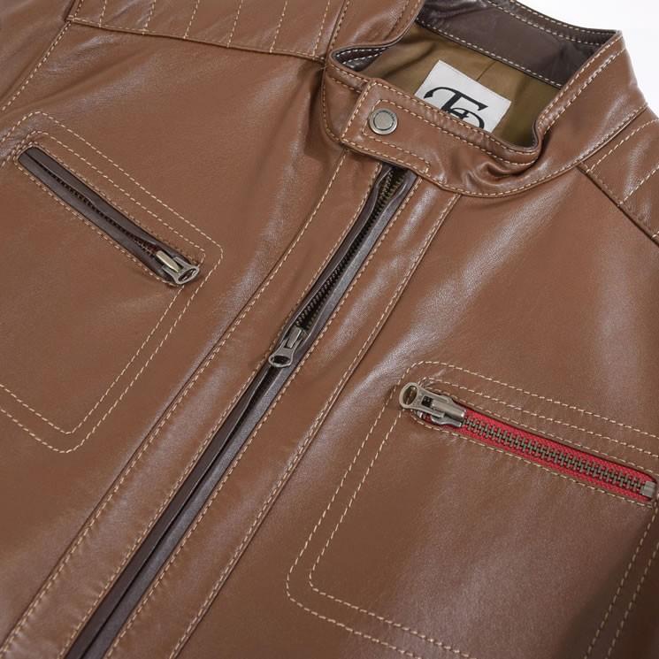 本革 ラム レザー ライダース メンズ ジャケット 本皮 シングル