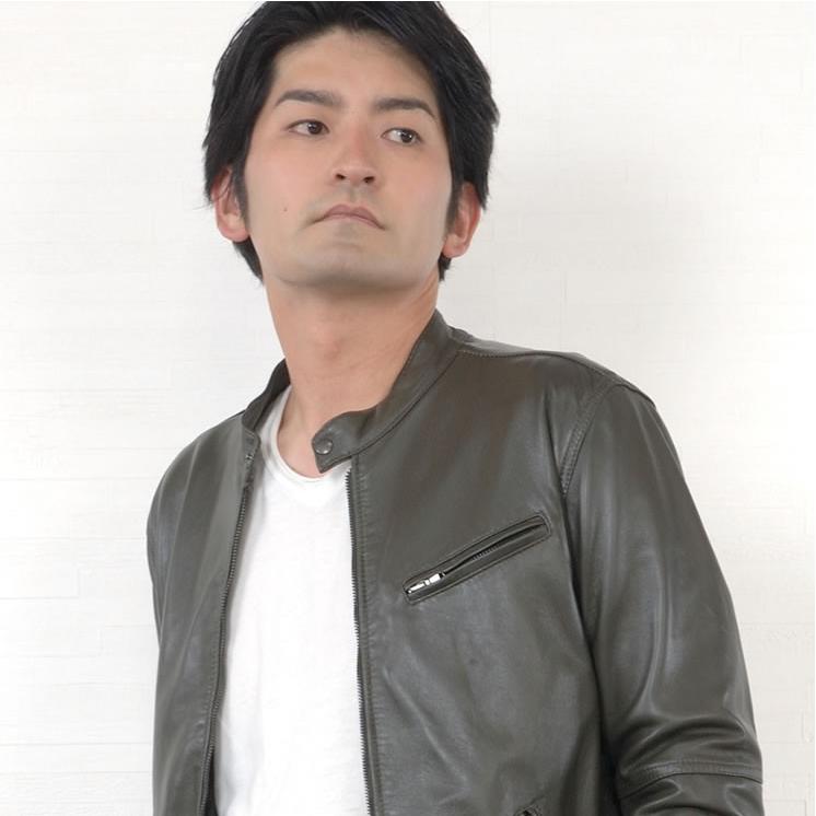 本革ライダースジャケット ダブルライダースジャケット メンズ 本革 ラムレザー ブラック
