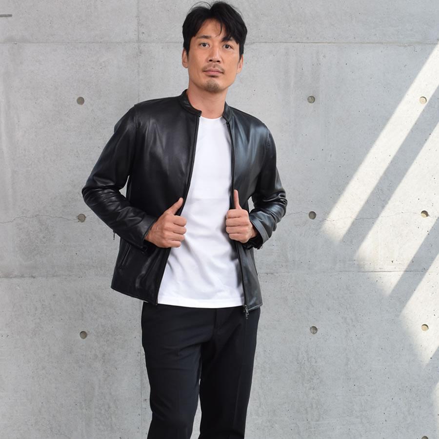 Merfirge 爆買 ライダース ジャケット 革ジャン メンズ ラム レザー