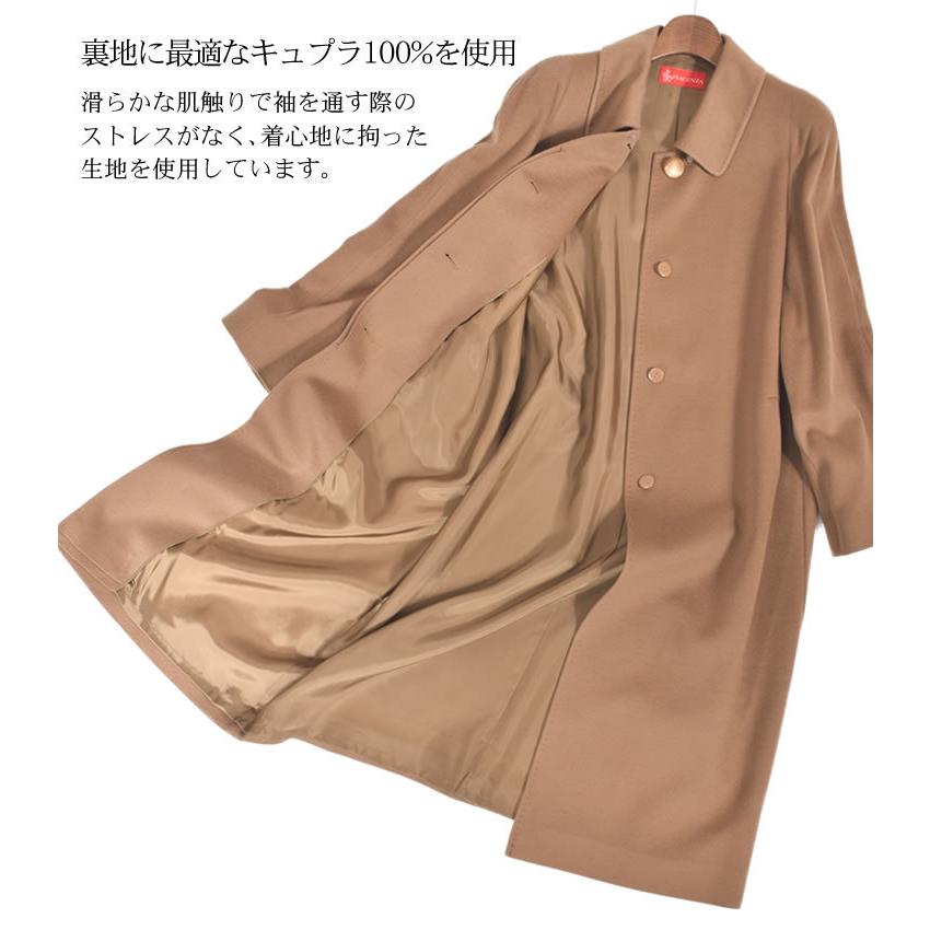 ステンカラーコート イタリア最高素材 カシミヤ カシミア 100 ステンカラーコート イタリア最高素材 カシミヤ カシミア 100