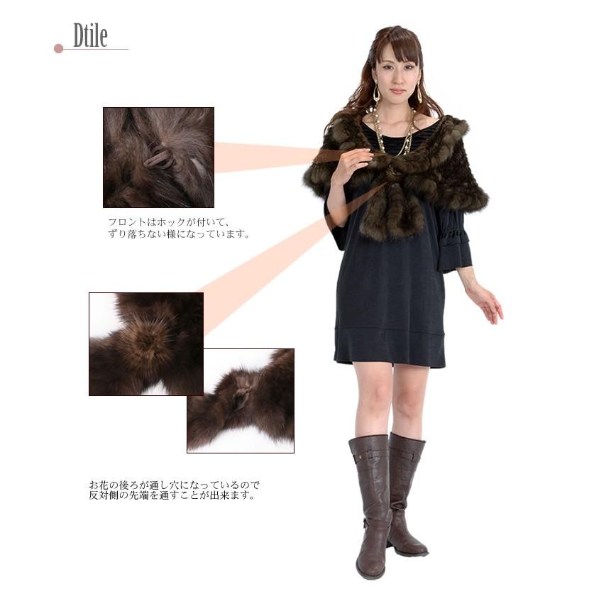 ファーコート セーブル ファー ケープ ボレロ ロシアンセーブル 編