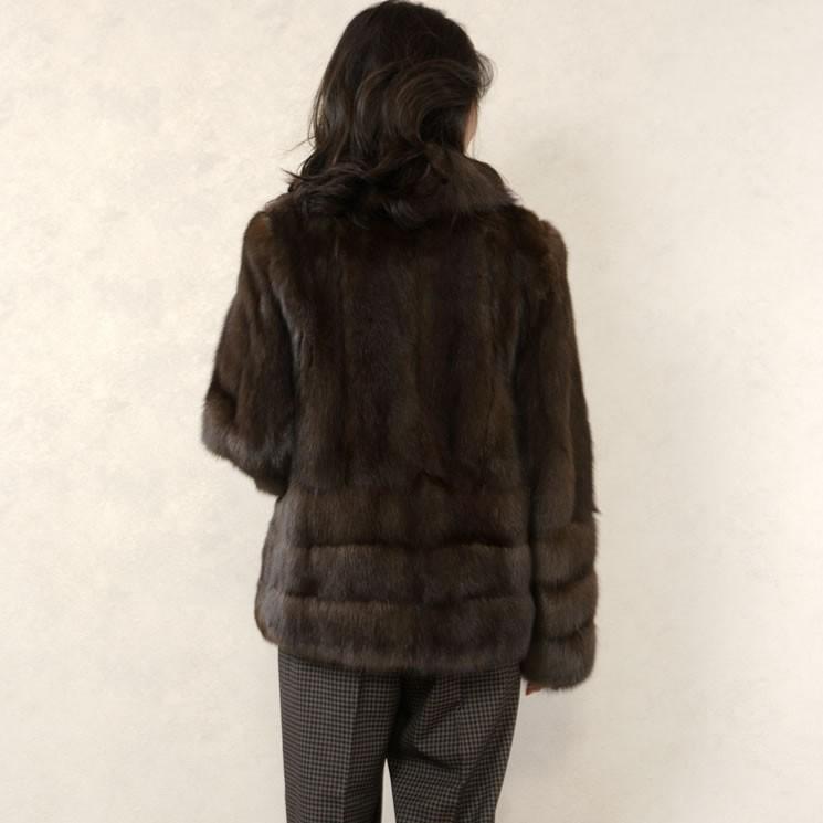 【30万円】最高級セーブル　ファージャケット ロシアン セーブル ファー ジャケット(sj4189) : ハヤシグチ
