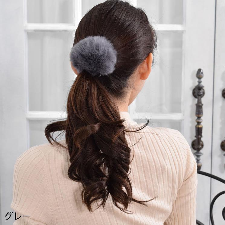 ラビットシュシュ ファー ファーシュシュ ヘアアクセサリー ヘアゴム 