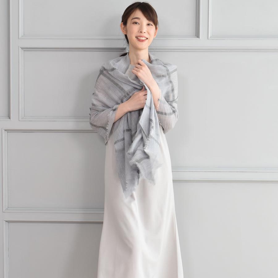 Merfirge カシミヤ 混紡 大判 薄手 梳毛 ストール カシミア Merfirge カシミヤ 混紡 大判 薄手 梳毛 ストール カシミア