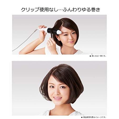 パナソニック ブラシアイロン コンパクト カール・ストレート両用 海外対応 2Way 26mm 白 EH-HV40-W Amazon | パナソニック ブラシアイロン コンパクト カール