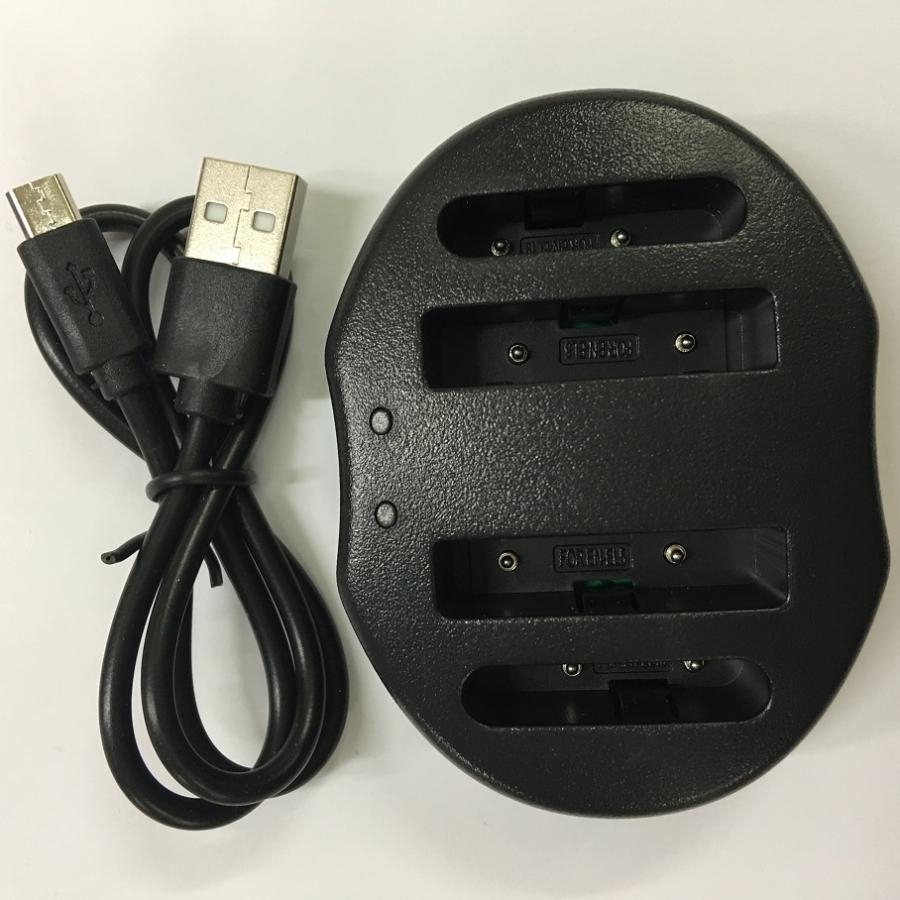 NIKON EN-EL19＆EN-EL5 対応デュアルチャネル USBバッテリーチャージャー 互換4個口同時充電可能USB充電器 CoolpixS3100｜hayashistore｜02