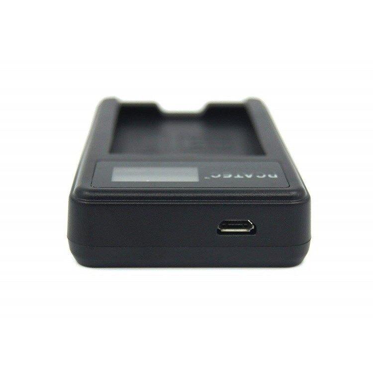 送料無料 PANASONIC DMW-BLE9/BLG10/DMW-BLH7対応 新型USB充電器 LCD付4段階表示仕様 デジカメ用USBバッテリーチャージャー|hayashistore|05