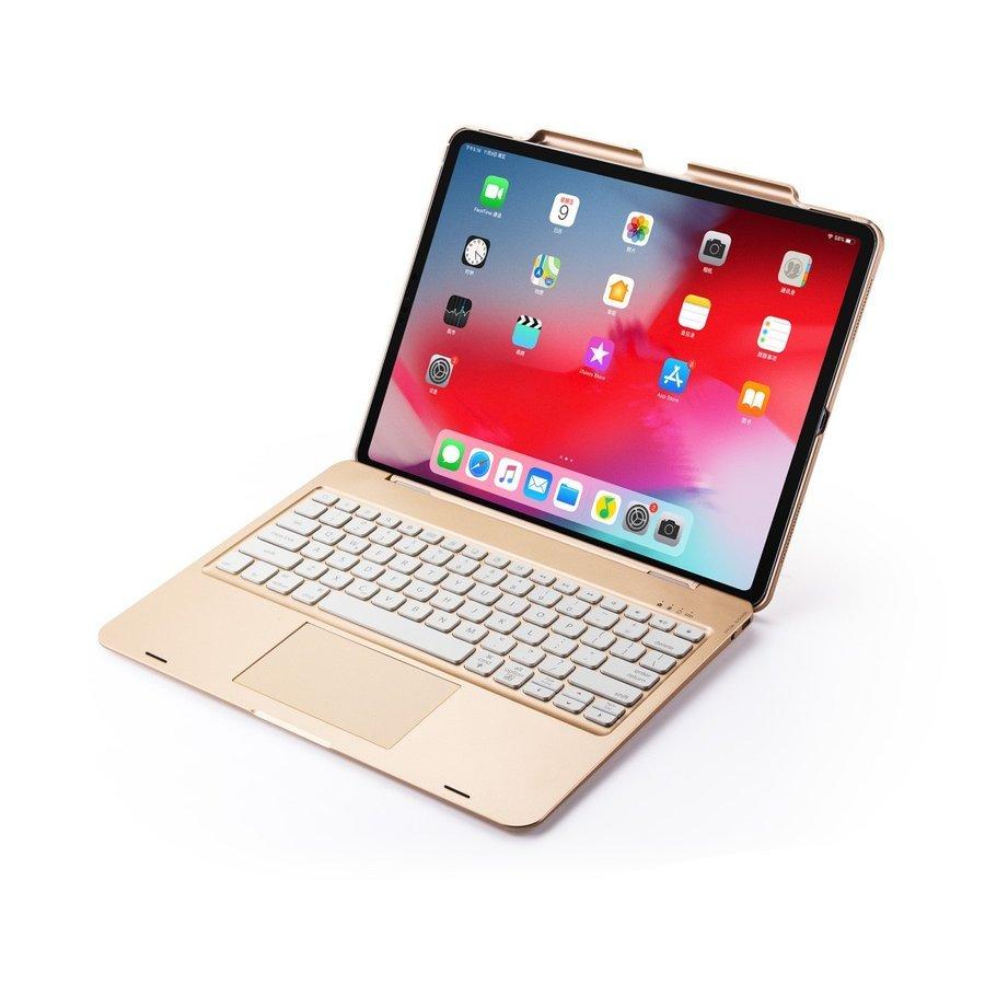 iPad Pro 12.9 トラックパット キーボード ケース LEDバックライト付き 