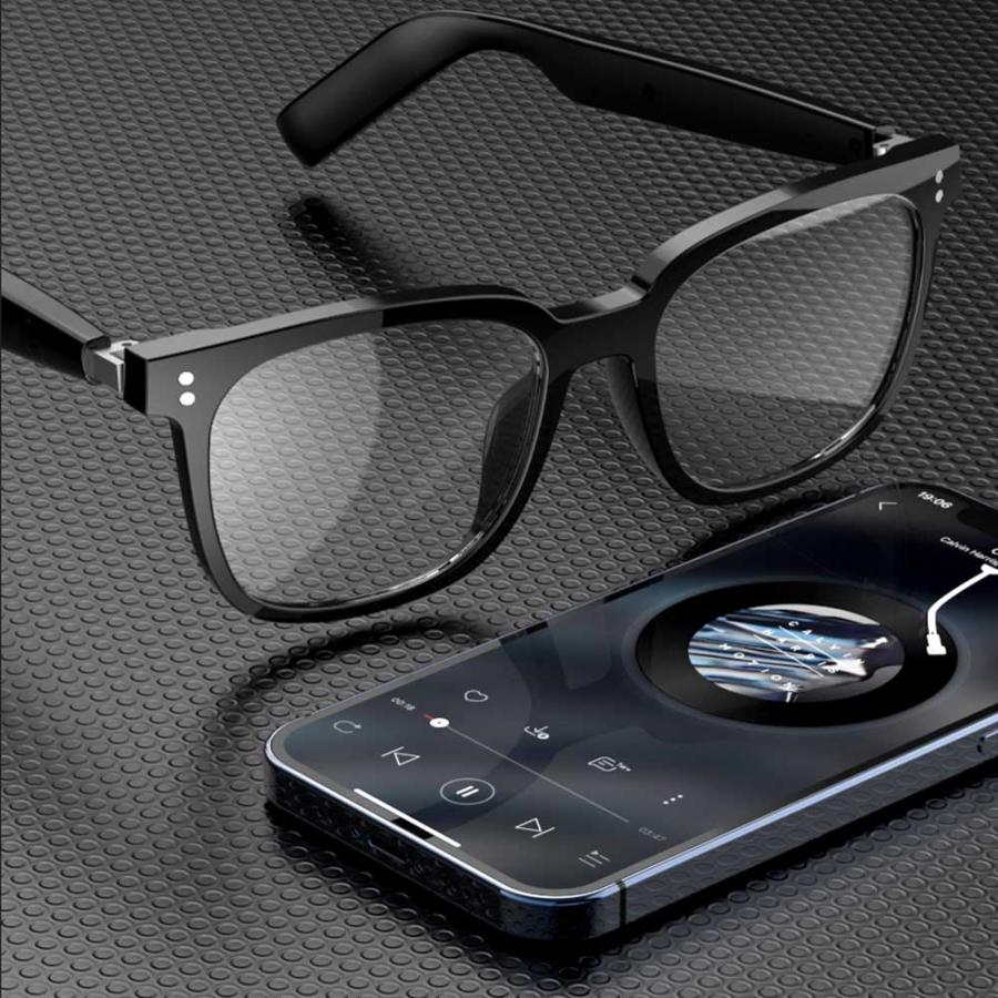 新品 スマートグラス 自動調光 オーディオグラス Bluetooth5.4 オー オーディオグラス Bluetooth5.4 音声制御 ステレオマイク & スピーカー