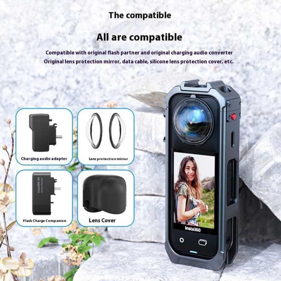 インスタ360X5 Insta360 X5専用 フォームフィッティング アルミニウム 