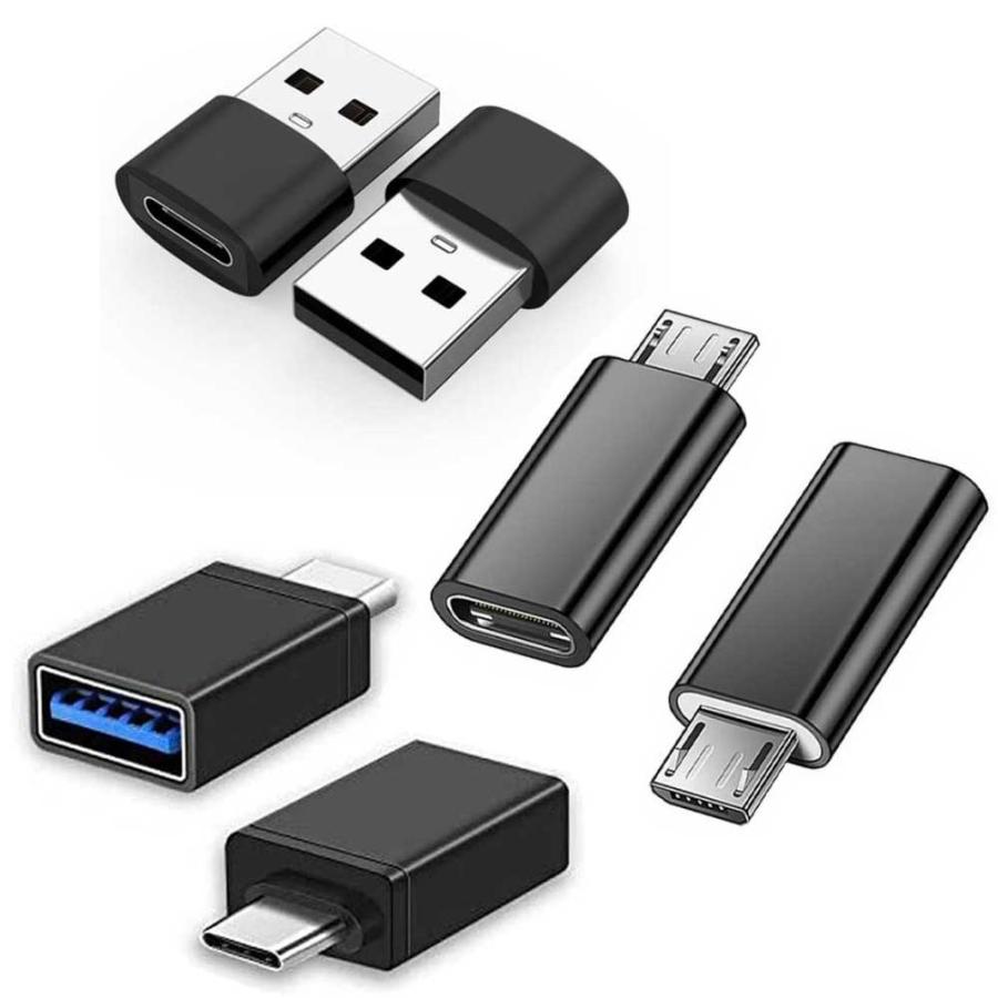 USB 変換アダプタ 3種類選択 USB(A)オス-USB(Type-C)メス・USB(Micro-B)オス-USB(Type-C)メス ...