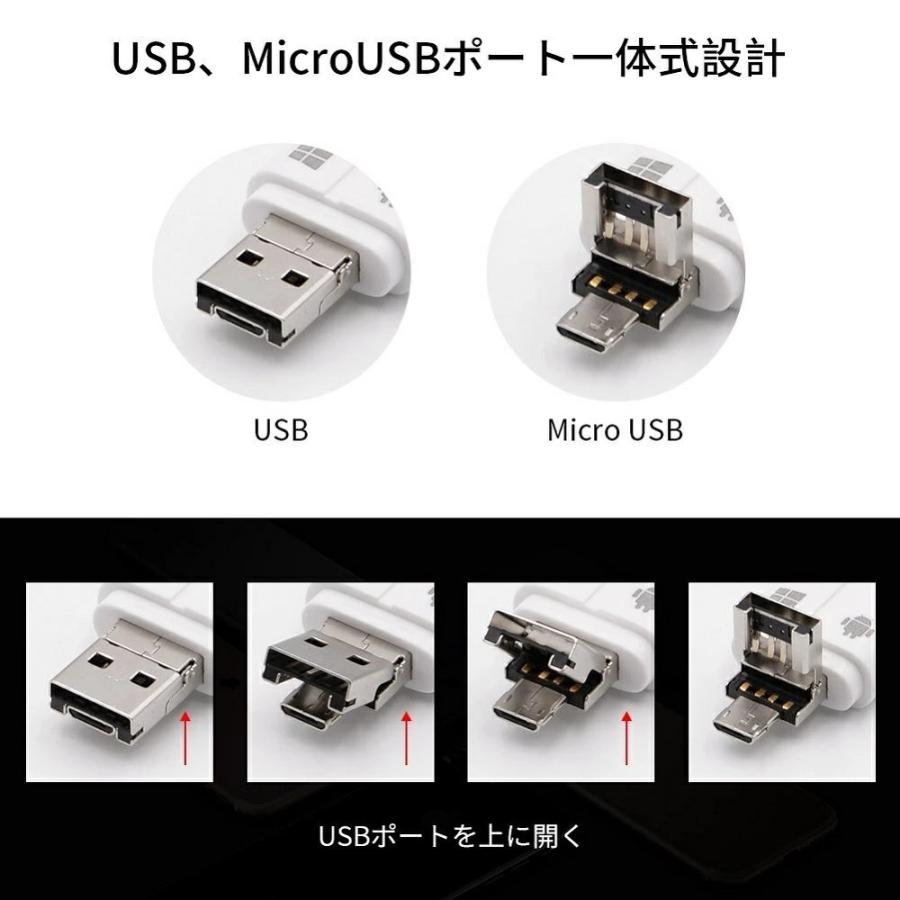 SD カードリーダー USB TYPE-C 4in1 10Gbps 高速転送 Lightning & iPhone / USB TYPE-C / USB-A & USB 3.0 / Micro-USB & OTG｜hayashistore｜06