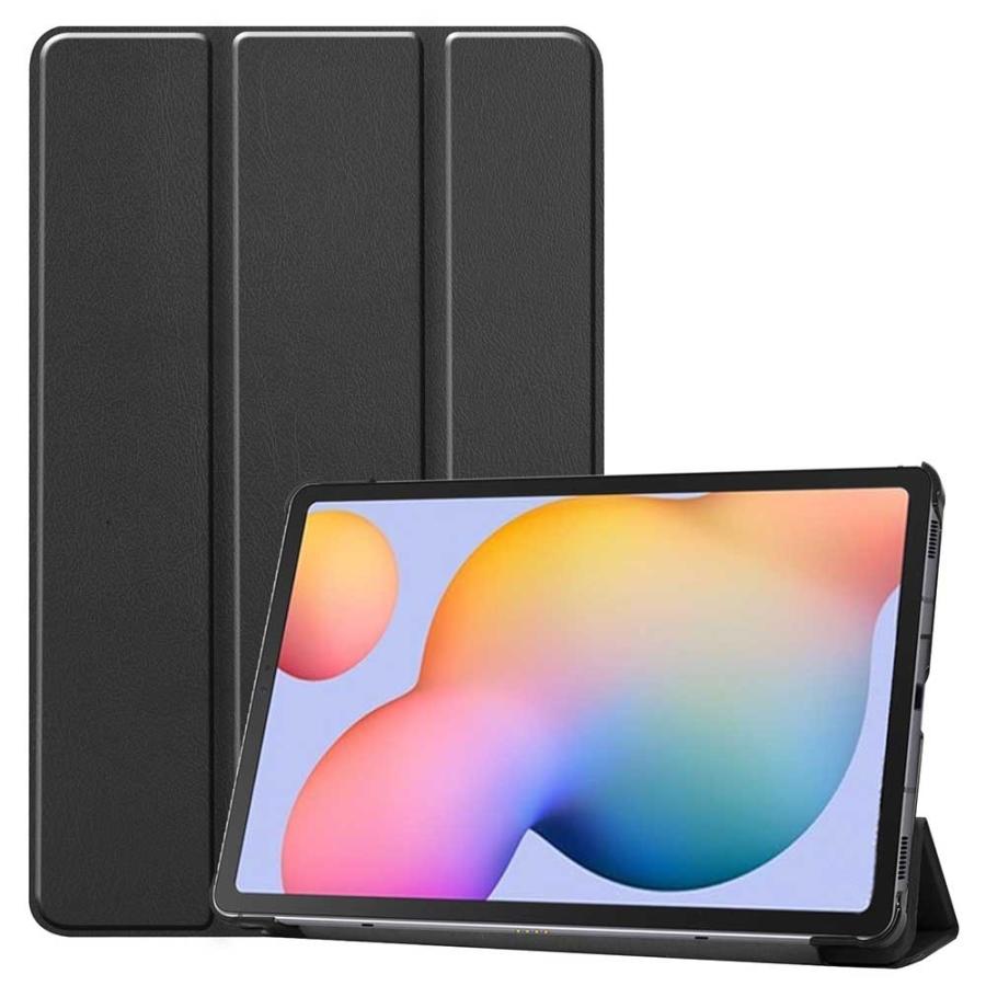 送料無料  Galaxy Tab S6 Lite（P610 /P615) 専用超軽量TPUケース　三つ折　カバー　薄型スタンド機能　高品質PUレザー｜hayashistore