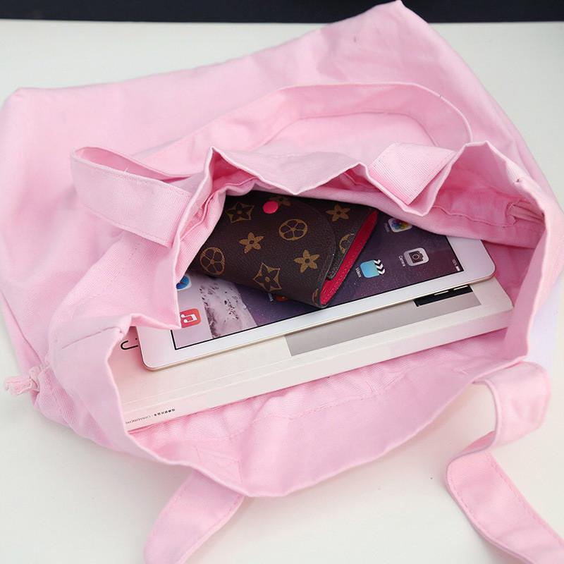 コットントートバッグ エコバッグ お出かけ 通学 通勤 無地 可愛い