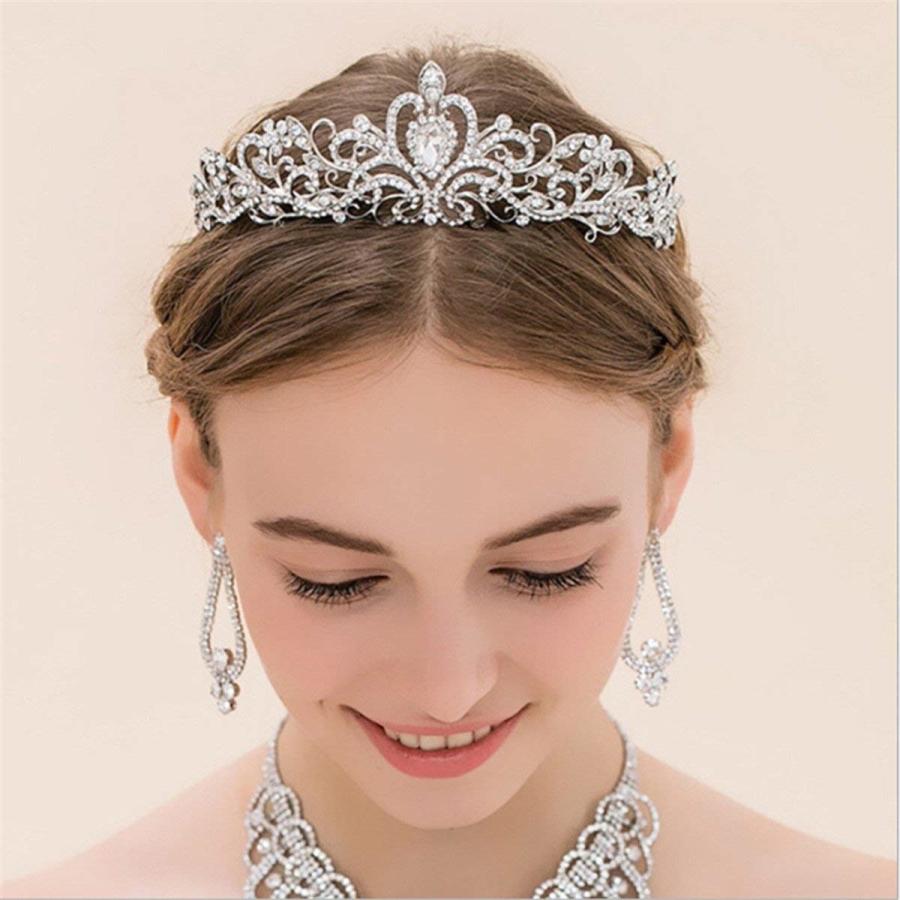 送料無料ウェディング ティアラ 花嫁 ヘアーアクセサリー 髪飾り 送料無料ウェディング ティアラ 花嫁 ヘアーアクセサリー 髪飾り