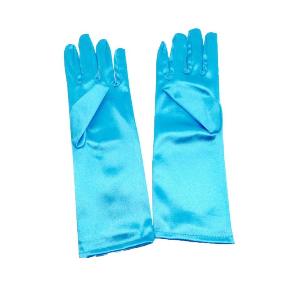 子ども用 プリンセス グローブ ブルー コスプレ 手袋 お姫様 キッズ