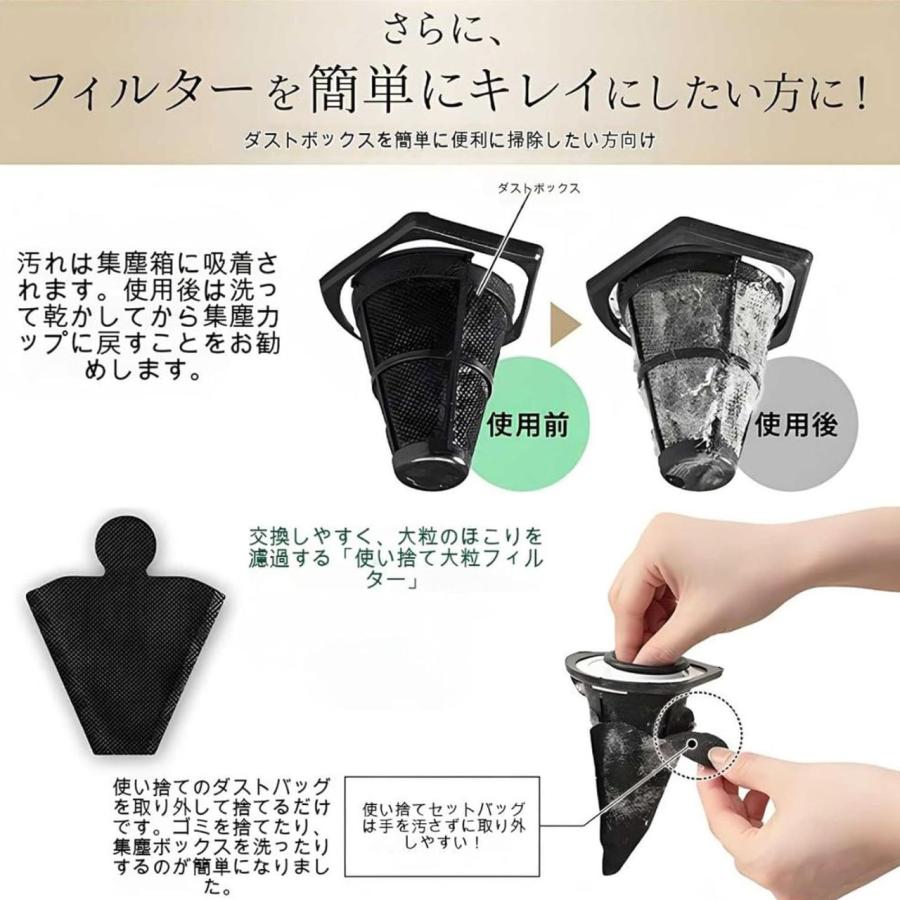 互換品 アイリスオーヤマ用 布団クリーナー用 使い捨て フィルター50枚