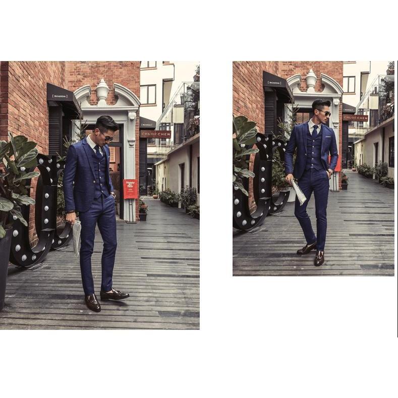 送料0円 春夏 メンズスーツセット 秋冬 メンズスーツ お洒落 イギリス風メンズセットアップスーツ 3点セット 上下セット紳士シングルスーツ 結婚式 チェック柄 スーツ フォーマル Headshotsbar Com