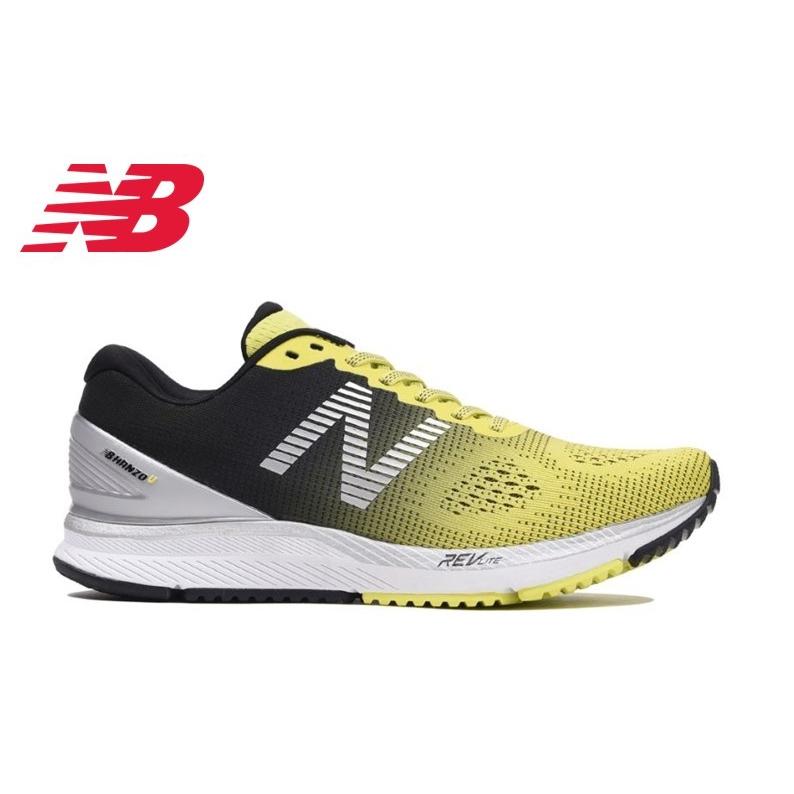 純正クリアランス セール品 New Balance ニューバランス ハンゾーu ランニングシューズ レーシング ジョギング Mhanzuy2 2e 標準 Yellow Black 半価通販 Superavila Com