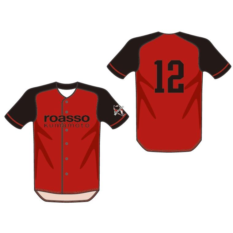 1点限りゆうパケット対応】 ロアッソ熊本 ベースボールシャツ